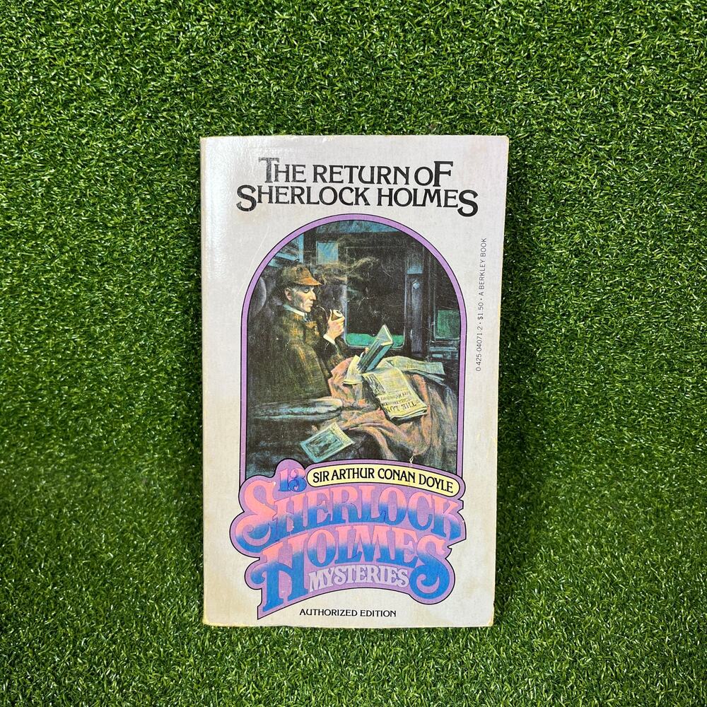 Vintage 1976 Paperback The Return of Sherlock Holmes by Sir Arthur Conan Doyle